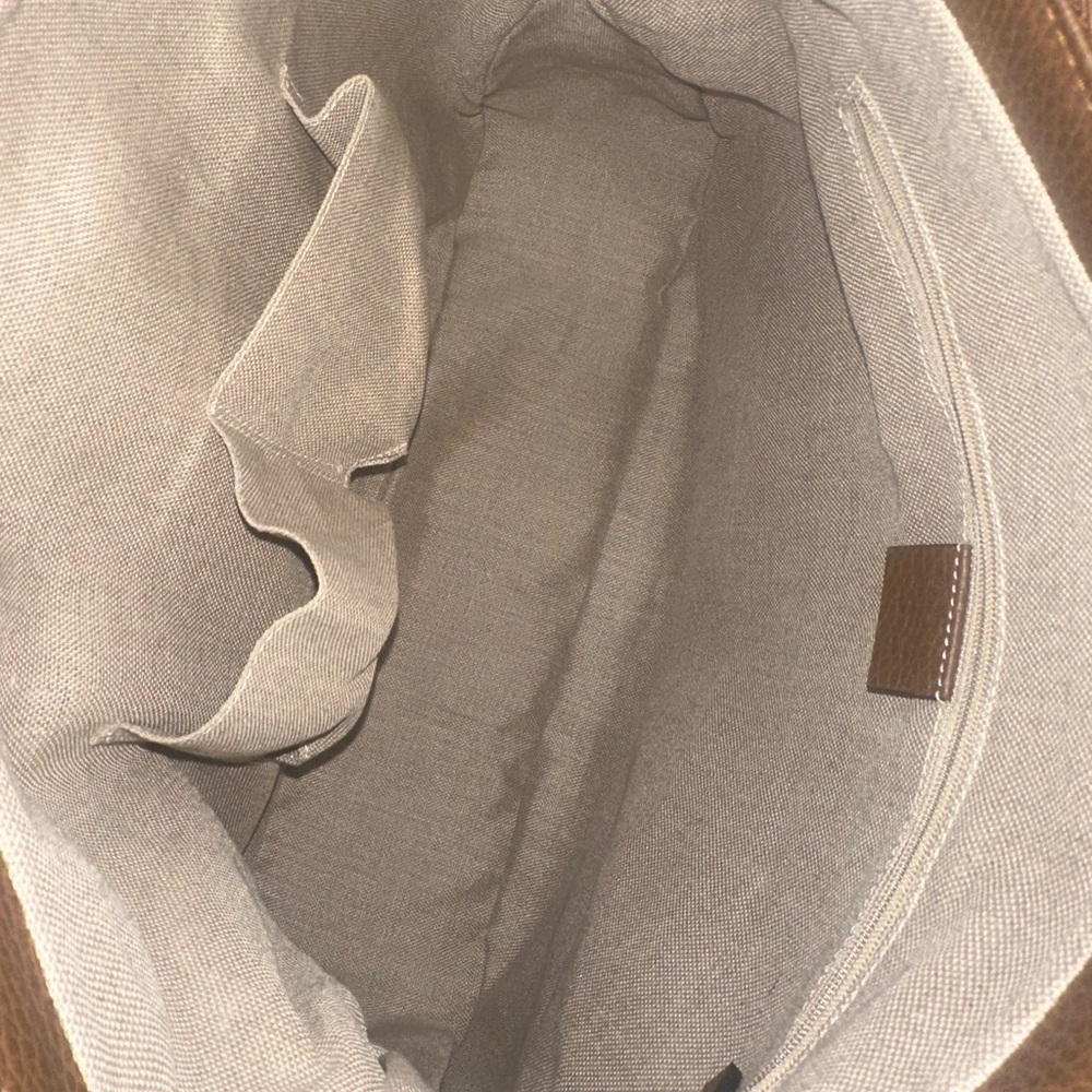 Gucci GG Bree Canvas Leather Hobo - Picture 10 of 11
